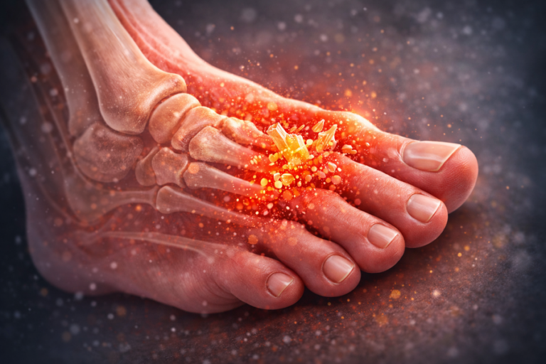 Avez-vous la goutte… au pied ?(Mes solutions naturelles anti-crise)