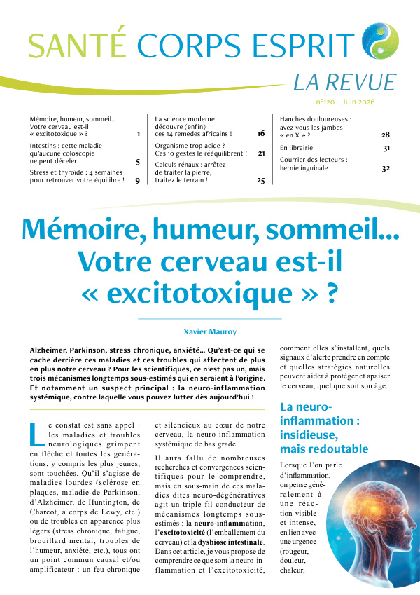 Mémoire, humeur, sommeil... Votre cerveau est-il « excitotoxique » ?